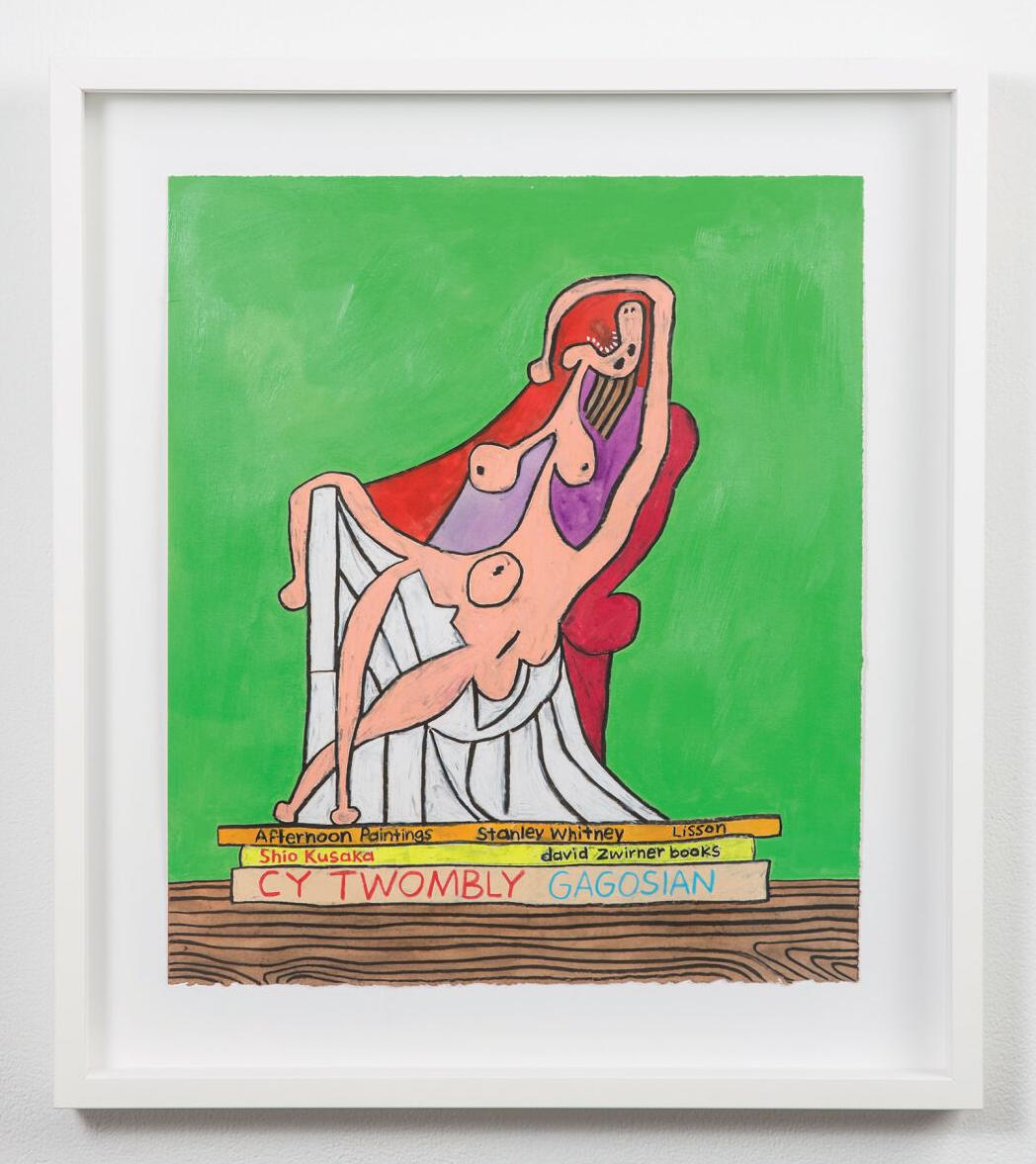 “Picasso Figure Library Painting,” Jonathan Edelhuber